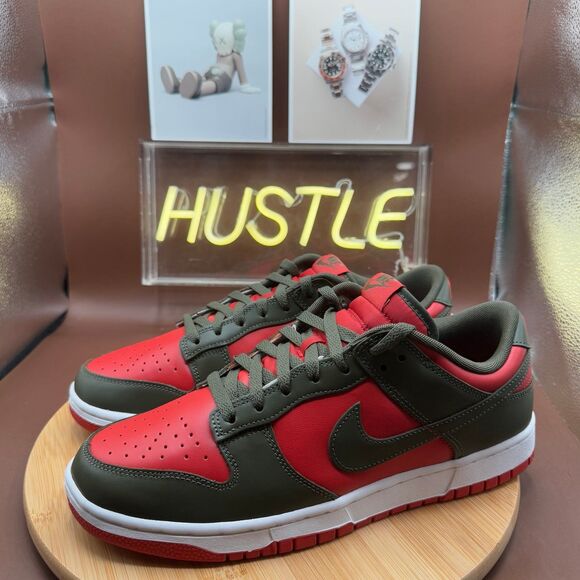 Nike Dunk Low Retro BTTYS Mystic Red/Cargo Khaki Size 11 main image 8
